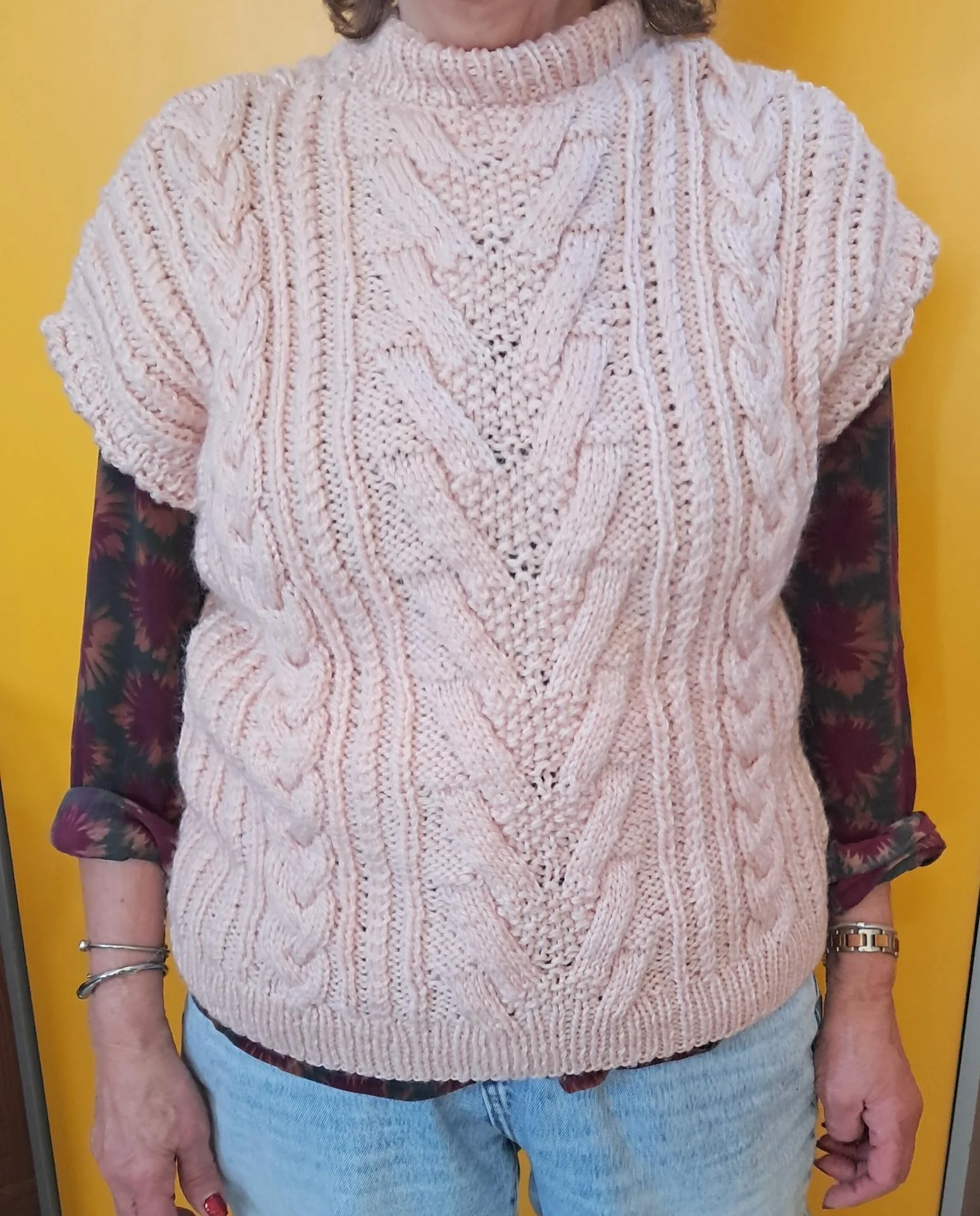 Un pull torsadé bien chaud