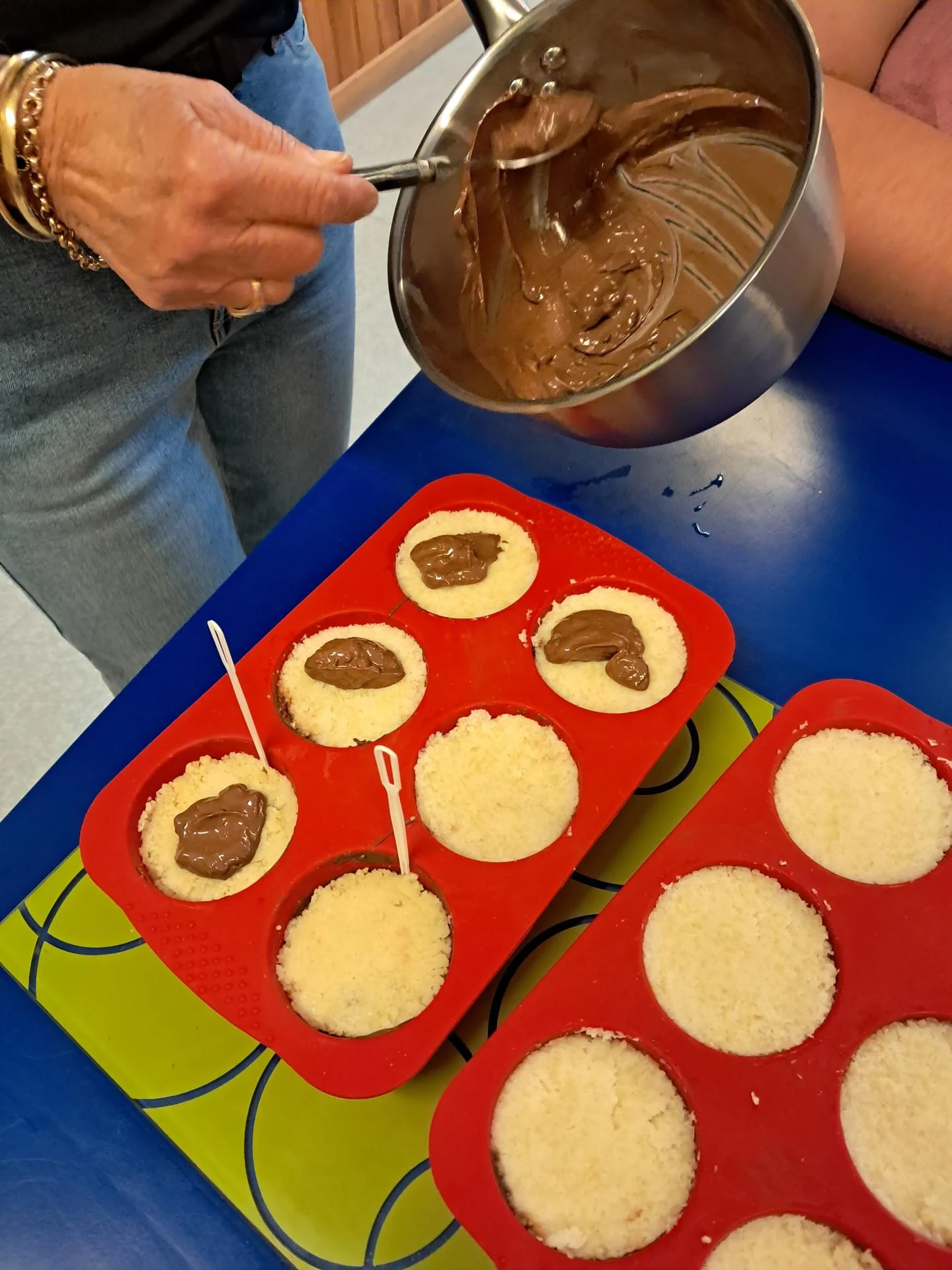 Dernière couche avec le chocolat