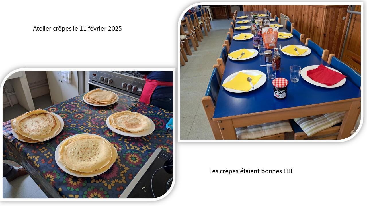 Un atelier crêpes réussi !!