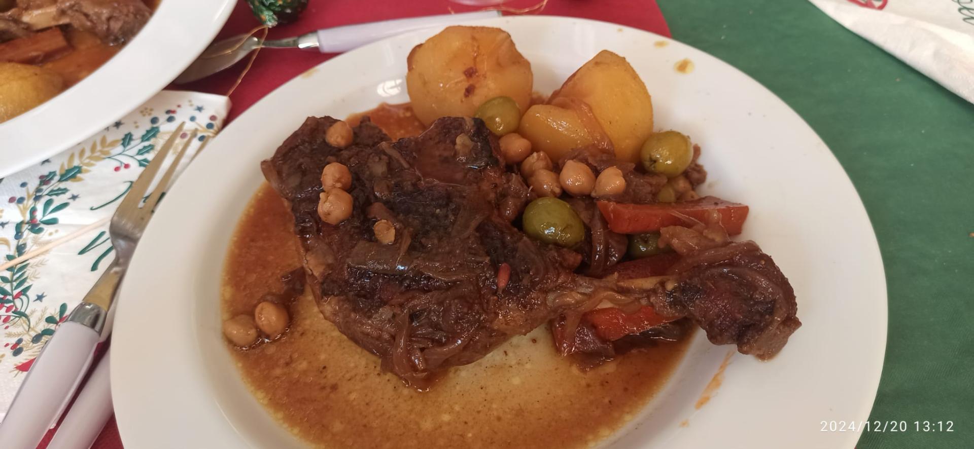 Tajine de canard aux olives