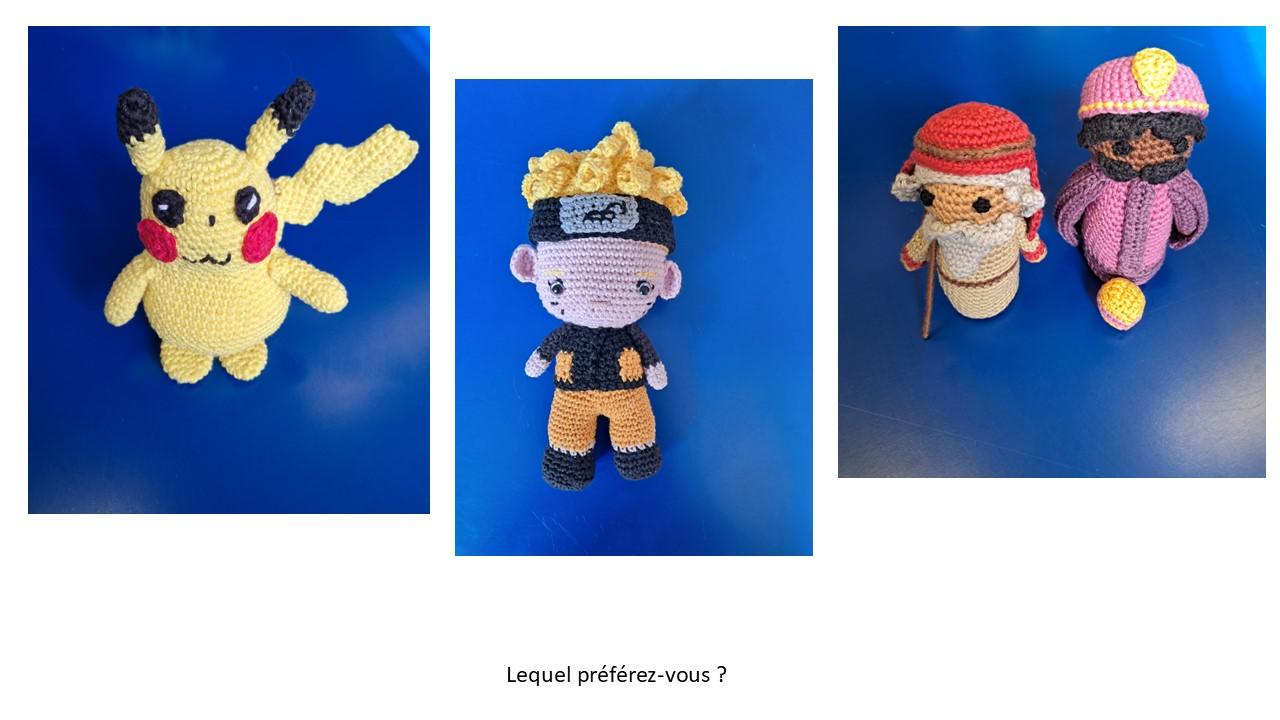 Personnages réalisés au crochet